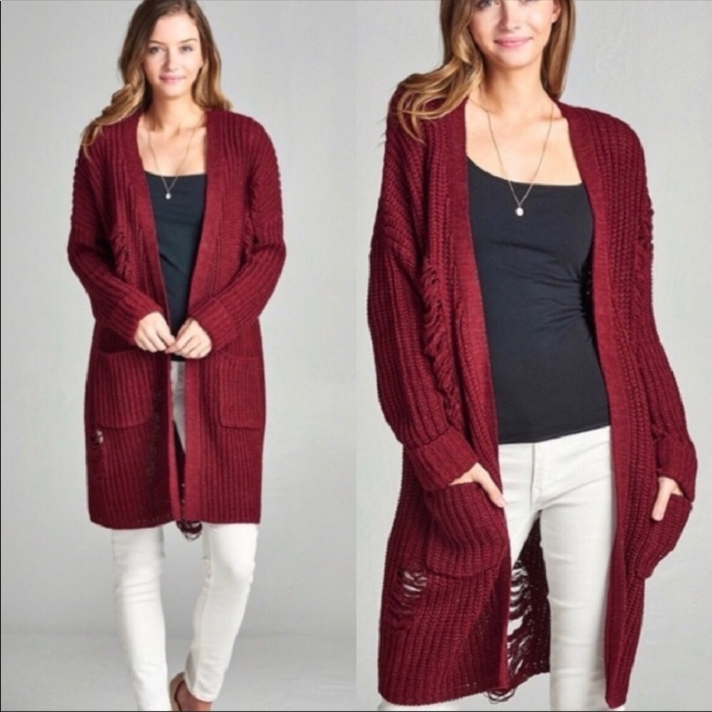 🎉HP🎉 Destructed Cardigan